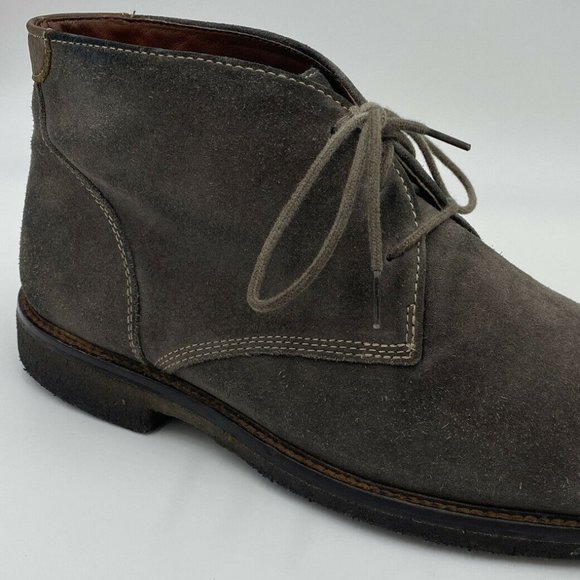 Johnston & Murphy Copeland Chukka Suede Ankle Boots Gray 25-1567 *sold on eBay* - Picture 2 of 11